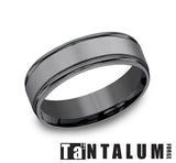 Precious Metal (No Stones) Wedding Bands  -  Men'