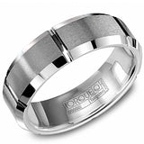 Precious Metal (No Stones) Wedding Bands  -  Men'