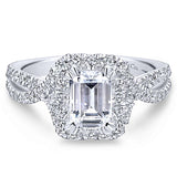 Engagement Ring"Center Diamond Not Included"