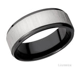 Precious Metal (No Stones) Wedding Bands  -  Men'