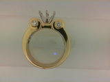 Engagement Ring"Center Diamond Not Included"
