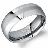 Precious Metal (No Stones) Wedding Bands  -  Men'
