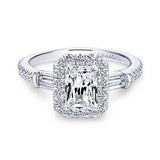 Engagement Ring"Center Diamond Not Included"