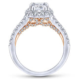 Engagement Ring"Center Diamond Not Included"