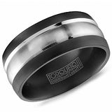 Precious Metal (No Stones) Wedding Bands  -  Men'