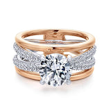 Engagement Ring"Center Diamond Not Included"