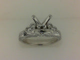 Engagement Ring"Center Diamond Not Included"