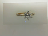 Engagement Ring"Center Diamond Not Included"