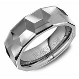 Precious Metal (No Stones) Wedding Bands  -  Men'