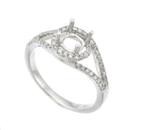 Engagement Ring"Center Diamond Not Included"