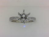 Engagement Ring"Center Diamond Not Included"