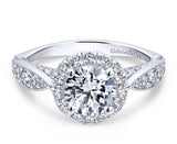Engagement Ring"Center Diamond Not Included"