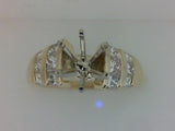 Engagement Ring"Center Diamond Not Included"