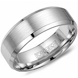 Precious Metal (No Stones) Wedding Bands  -  Men'