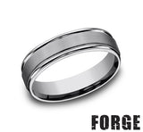 Precious Metal (No Stones) Wedding Bands  -  Men'