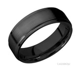 Precious Metal (No Stones) Wedding Bands  -  Men'