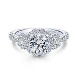 Engagement Ring"Center Diamond Not Included"