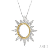 Diamond Sunrays Fashion Pendant