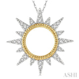 Diamond Sunrays Fashion Pendant