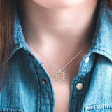 Diamond Sunrays Fashion Pendant