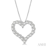 Heart Shape Diamond Pendant