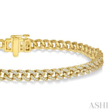 Curb & Cuban Link Diamond Bracelet