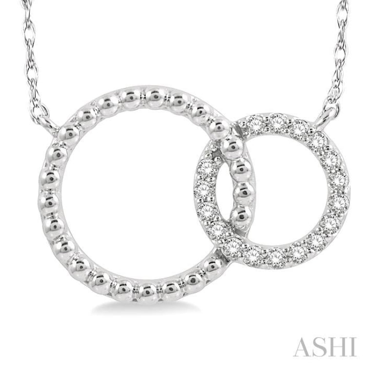 0.29 CT Diamond Circle Baguette Necklace – The Village Jeweler