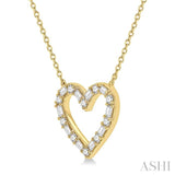 Heart Shape Diamond Necklace