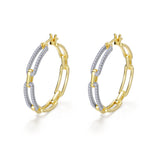Platinum Classic Earrings