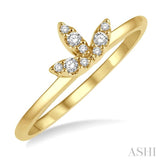 Leaf Petite Diamond Fashion Ring