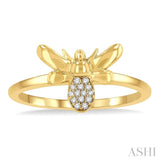 Bumble Bee Petite Diamond Fashion Ring