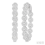 Lovebright Diamond Hoop Earrings