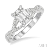 Fusion Diamond Engagement Ring