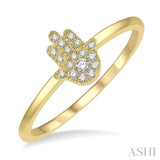 Hamsa Diamond Fashion Ring