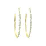 14KT YELLOW GOLD DIAMOND (1/20 CTW) EARRING