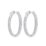 14KT WHITE GOLD DIAMOND (1CTW) EARRING