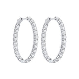 14KT WHITE GOLD DIAMOND (10CTW) EARRING
