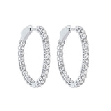14KT WHITE GOLD DIAMOND (2CTW) EARRING