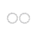 14KT WHITE GOLD DIAMOND (1/4CTW) EARRING