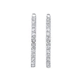 14KT WHITE GOLD DIAMOND (1/2CTW) EARRING