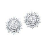 14KT WHITE GOLD DIAMOND (1CTW) EARRING