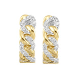 14KT YELLOW GOLD DIAMOND (1/6CTW) EARRING