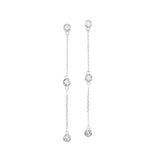 14KT W EARRING 1/4CTW