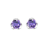 SILVER AMETHYST (1/2 CTW) EARRING