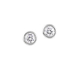 14KT WHITE GOLD EARRING