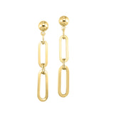 14KT YELLOW GOLD EARRING
