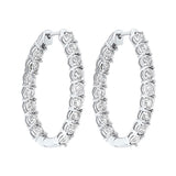 14KT WHITE GOLD DIAMOND (3/4CTW) EARRING