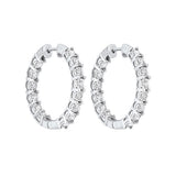 14KT WHITE GOLD DIAMOND (1CTW) EARRING