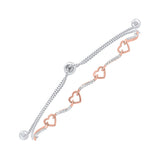 SILVER DIAMOND (1/8CTW) BRACELET
