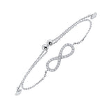 SILVER CUBIC ZIRCONIA BRACELET